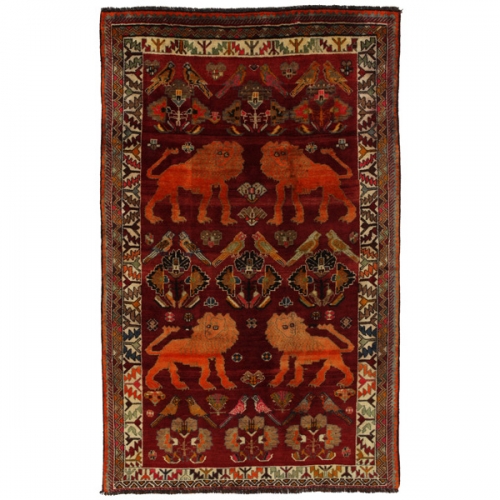 Qashqai Persian Carpet 7'8"x4'9"